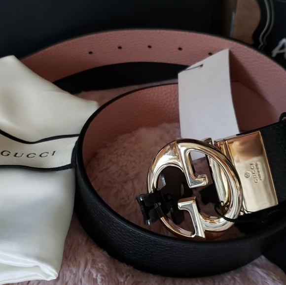 Gucci Dollar Calf Reversible Belt 